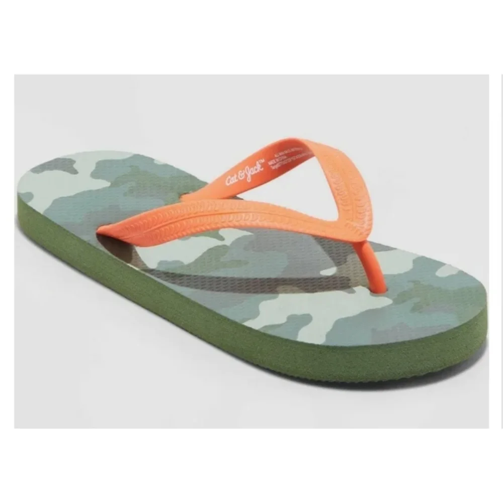 Cat & Jack Youth Sam Slip On Camoflauge Flip Flop
